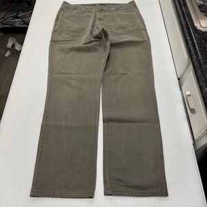 Southern Marsh Seawash Mens Chino Pants 34x32 Olive Taupe Cotton Straight Leg